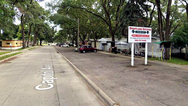 Shady Lane Trailer Park - 2018 Street View (newer photo)